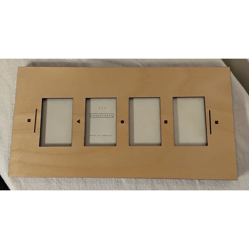 Wooden lasercraft vintage